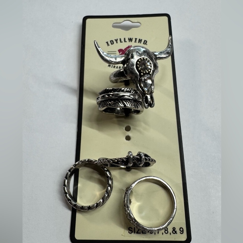 Idyllwind Western Silver Ring Collection